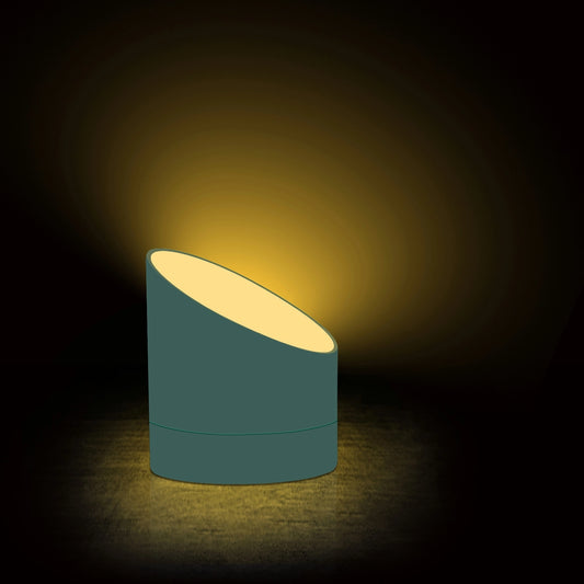 Edge Light Alarm Clock, Mint Green