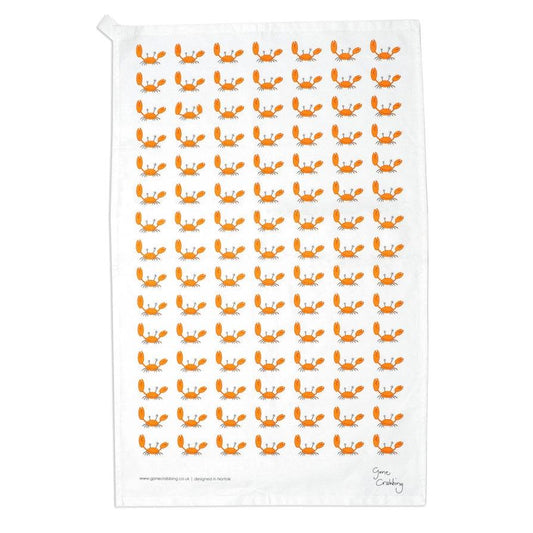 Little Crab Tea Towel by Gone Crabbing