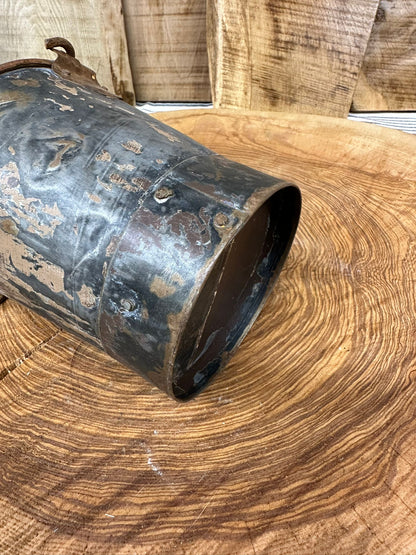 Vintage Small Mini Metal Bucket Plant Pot