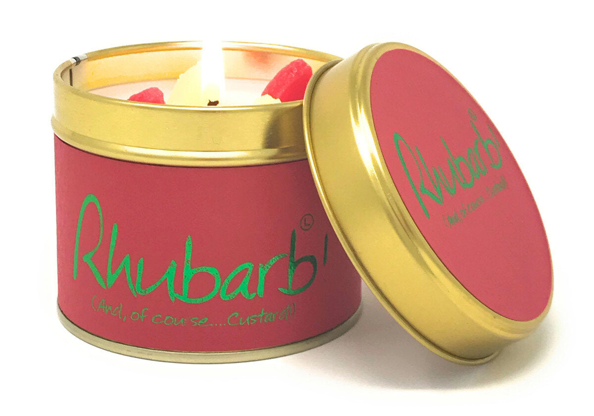 Lily Flame Rhubarb Scented Candle
