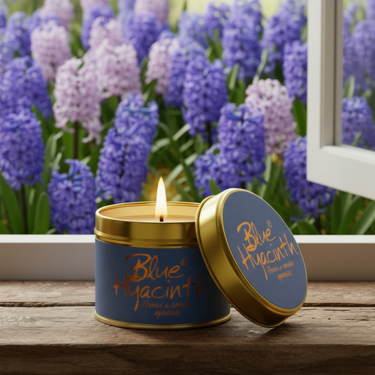 Blue Hyacinth Scented Candle