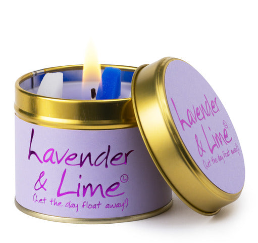 Lavender & Lime Scented Candle