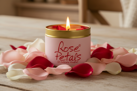 Rose Petals Scented Candle