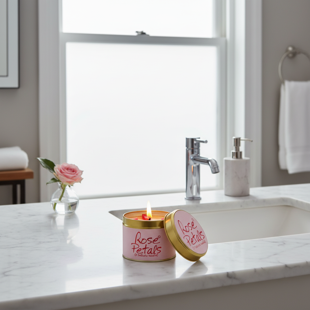 Rose Petals Scented Candle