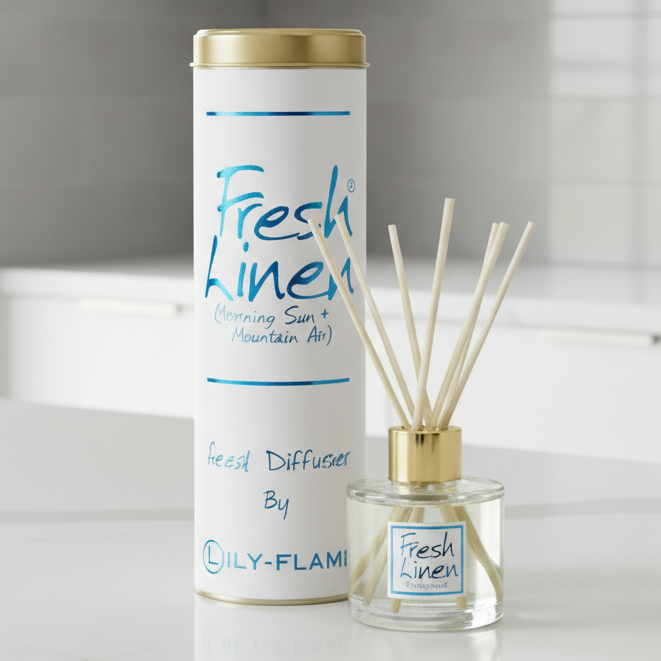 Fresh Linen Diffuser by Lily Flame