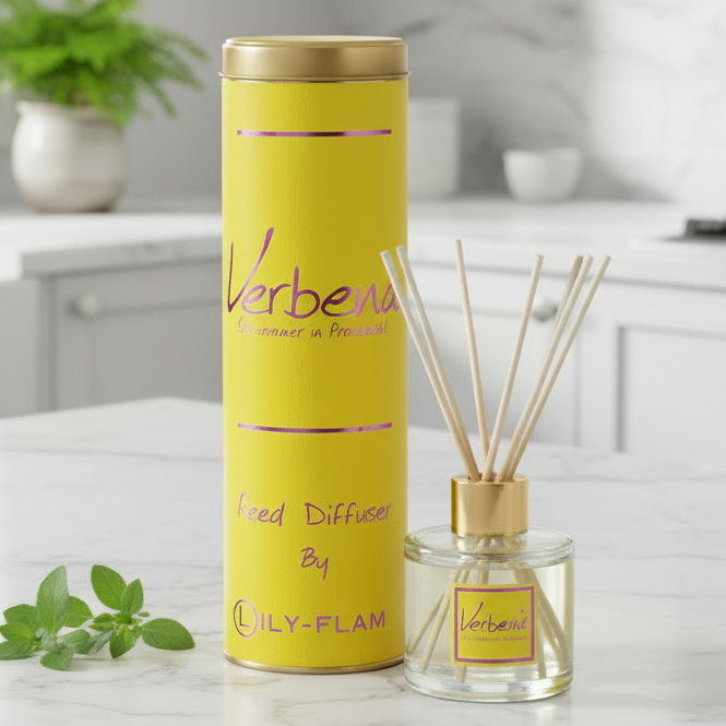 Verbena Reed Diffuser 100ml by Lily Flame