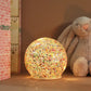 Small Led Rainbow Glitter Light Globe by Lisa Angel