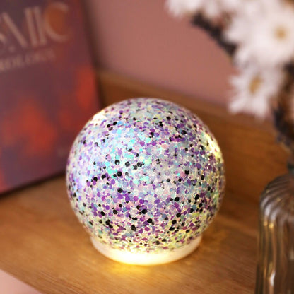 Lisa Angel Small Led Moonrise Glitter Light Globe