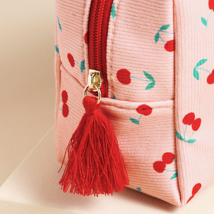 Cherry Print Make-Up Bag