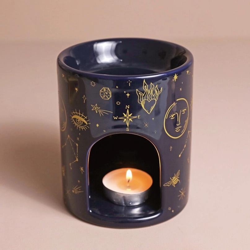 Blue Celestial Wax Burner