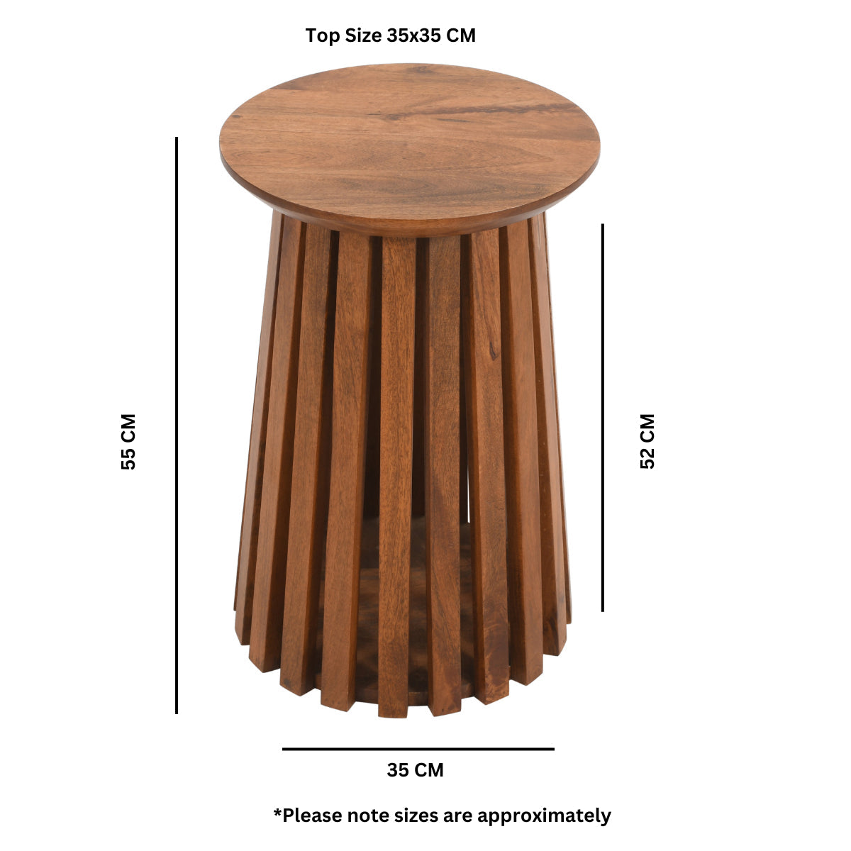 Compton Mango Wood Side Table