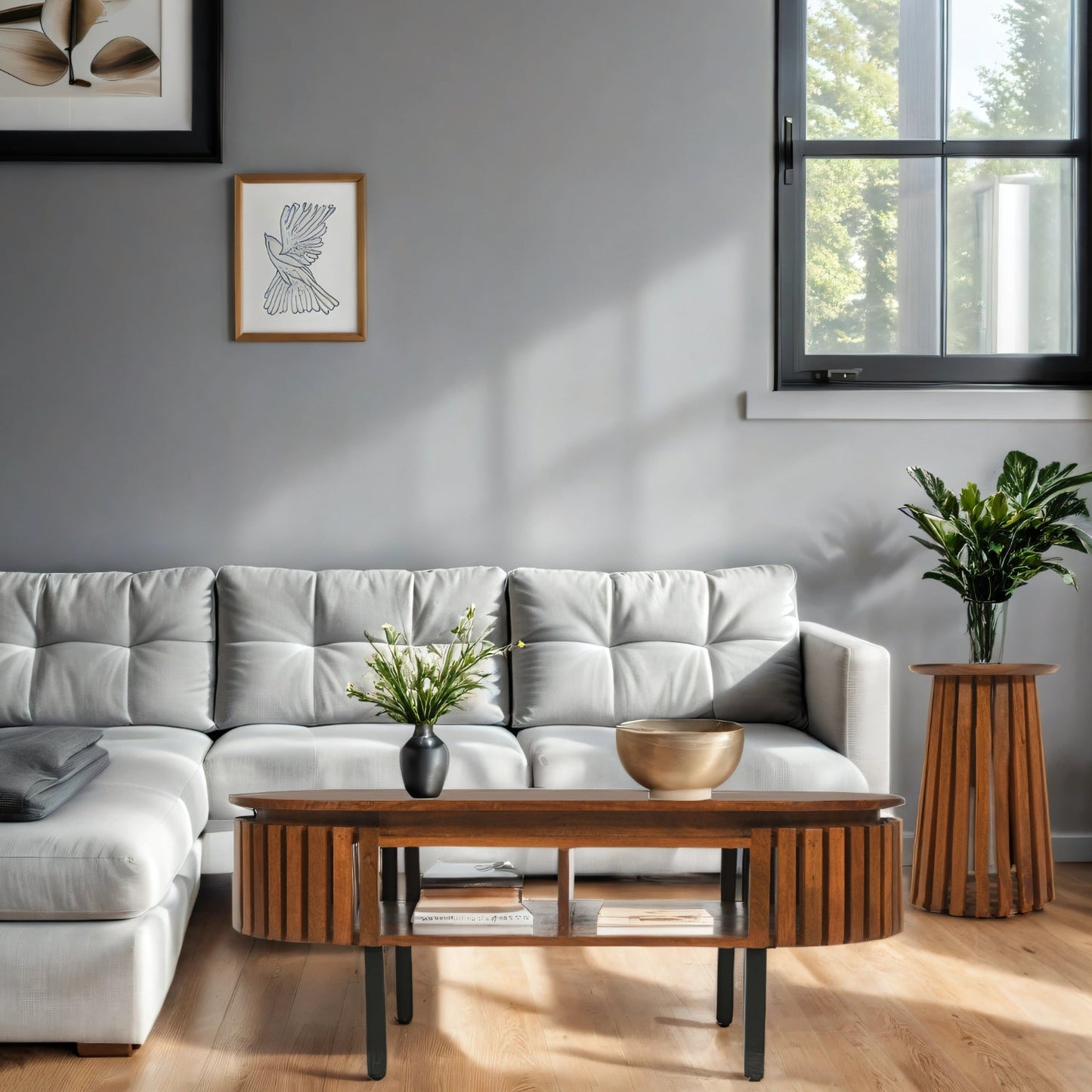 Compton Mango Wood Rectangular Coffee Table