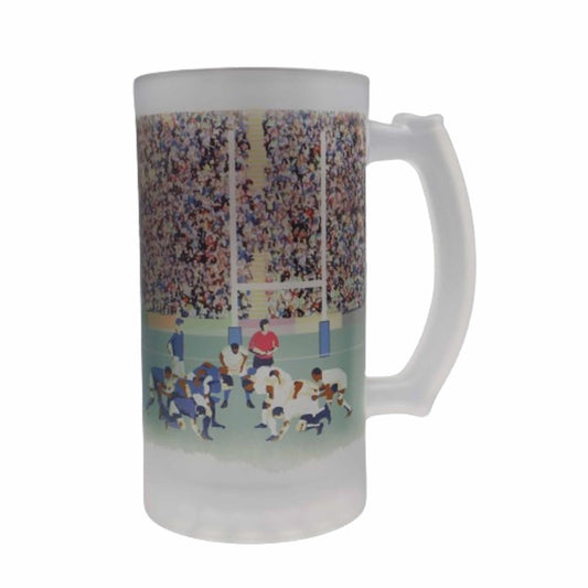 Rugby Frosted Beer Stein | Home and Bay