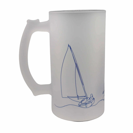 Regatta Frosted Beer Stein | Home and Bay