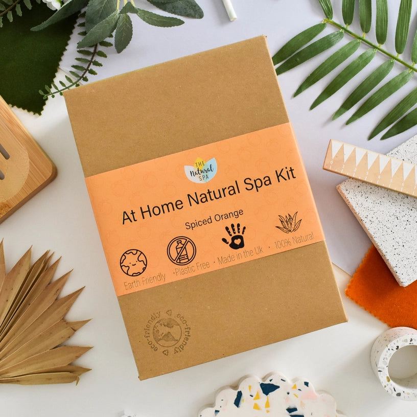 Natural Spa Cosmetics At Home Spa Gift Set - Spiced Orange