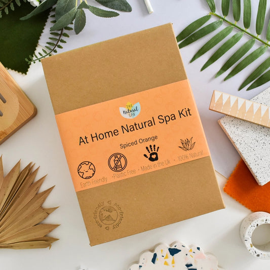 Natural Spa Cosmetics At Home Spa Gift Set - Spiced Orange