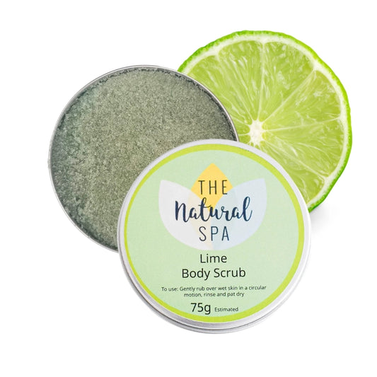 Natural Body Scrub - Lime by The Natural Spa Cosmetics