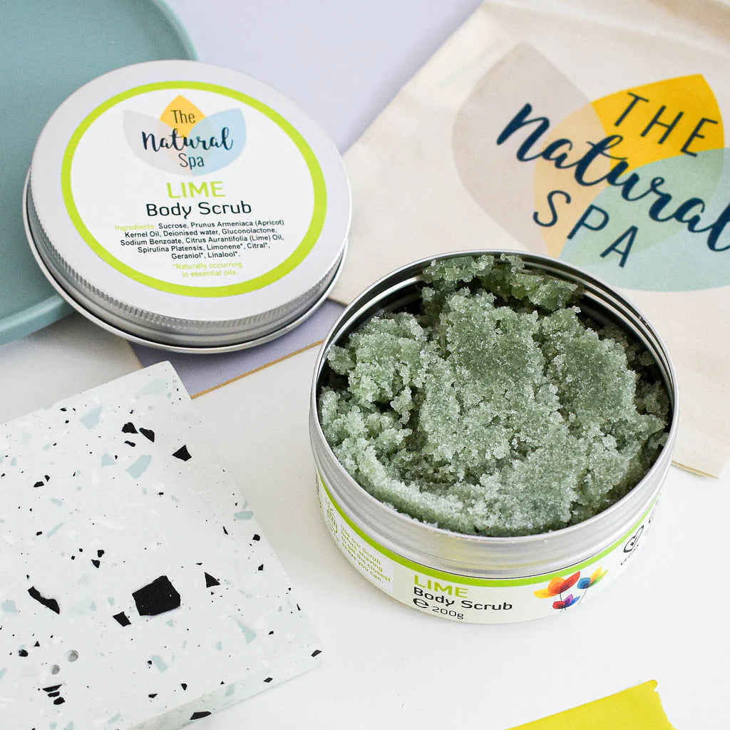 Natural Body Scrub - Lime by The Natural Spa Cosmetics