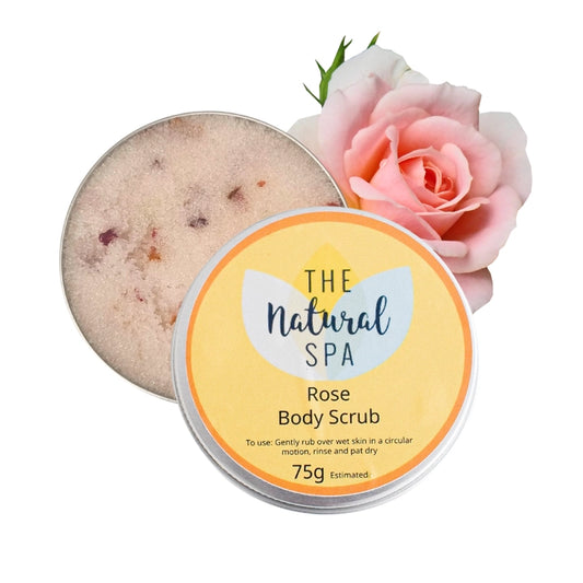 Natural Body Scrub - Rose by The Natural Spa Cosmetics