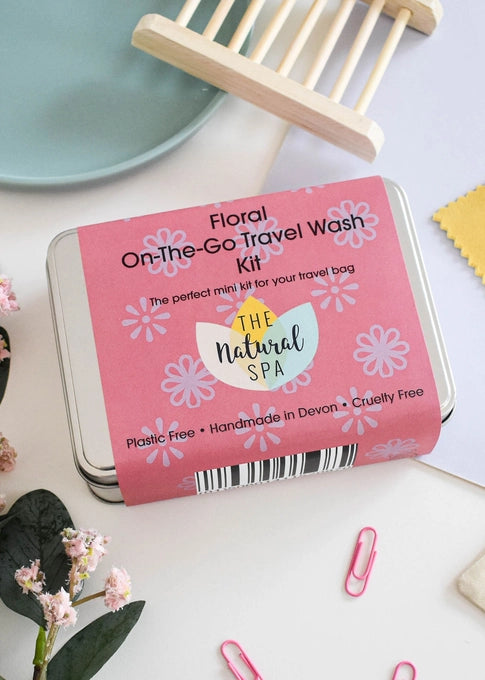 Floral Mini Travel Wash Kit by The Natural Spa Cosmetics