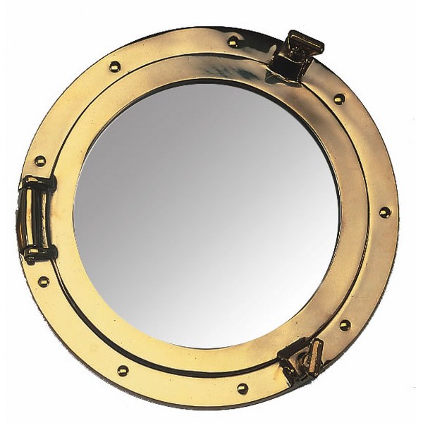 Brass Porthole Mirror