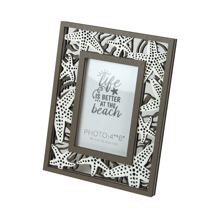 Cutout Starfish Photo Frame by Nauticalia