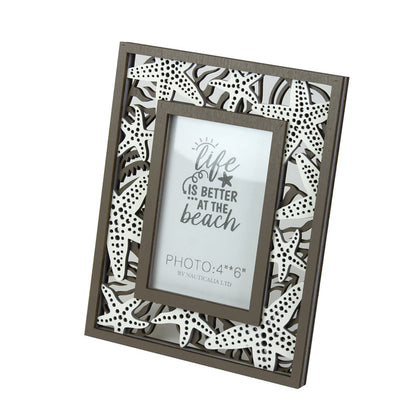 Cutout Starfish Photo Frame by Nauticalia