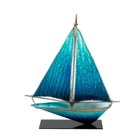 Art Metal Yacht with Stand by Nauticalia