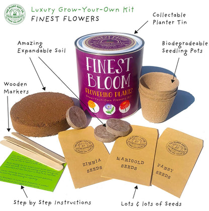 Grow Your Own Plant Gift Kit - Finest Blooms by The Plant Gift Co