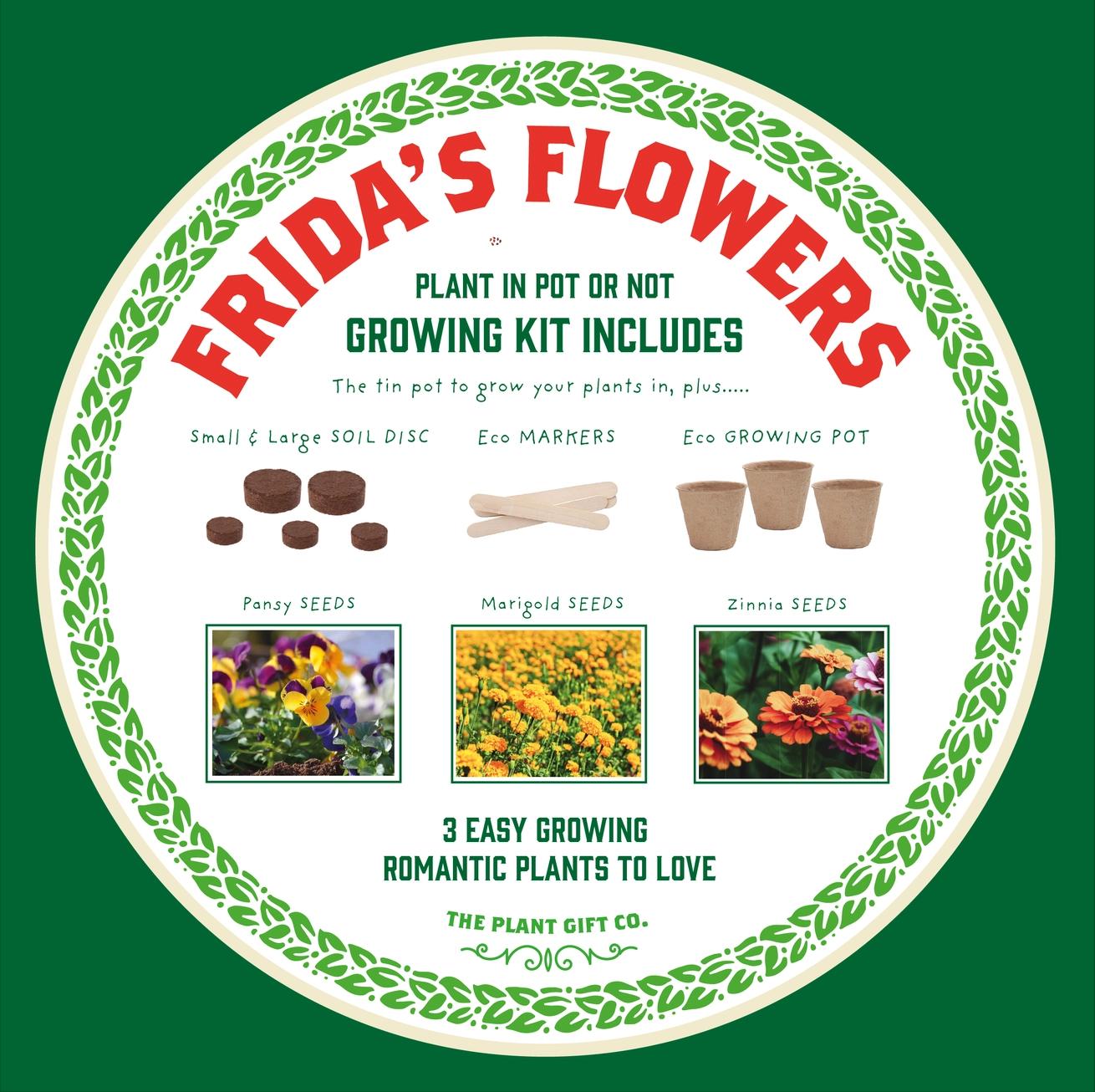 Grow Your Own Plant Gift Kit - Frida's Flowers by The Plant Gift Co