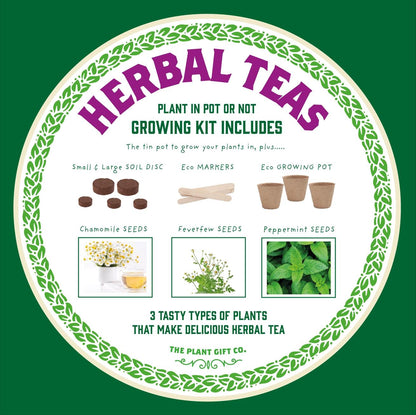 Grow Your Own Plant Gift Kit - Herbal Tea by The Plant Gift Co
