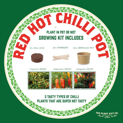 Grow Your Own Plant Gift Kit - Red Hot Chill by The Plant Gift Co