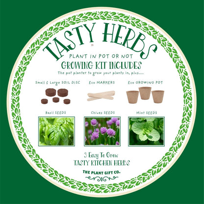 Grow Your Own Plant Gift Kit - Tasty Herbs by The Plant Gift Co