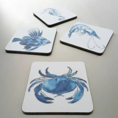 Sealife Coasters x6 by SeaKisses