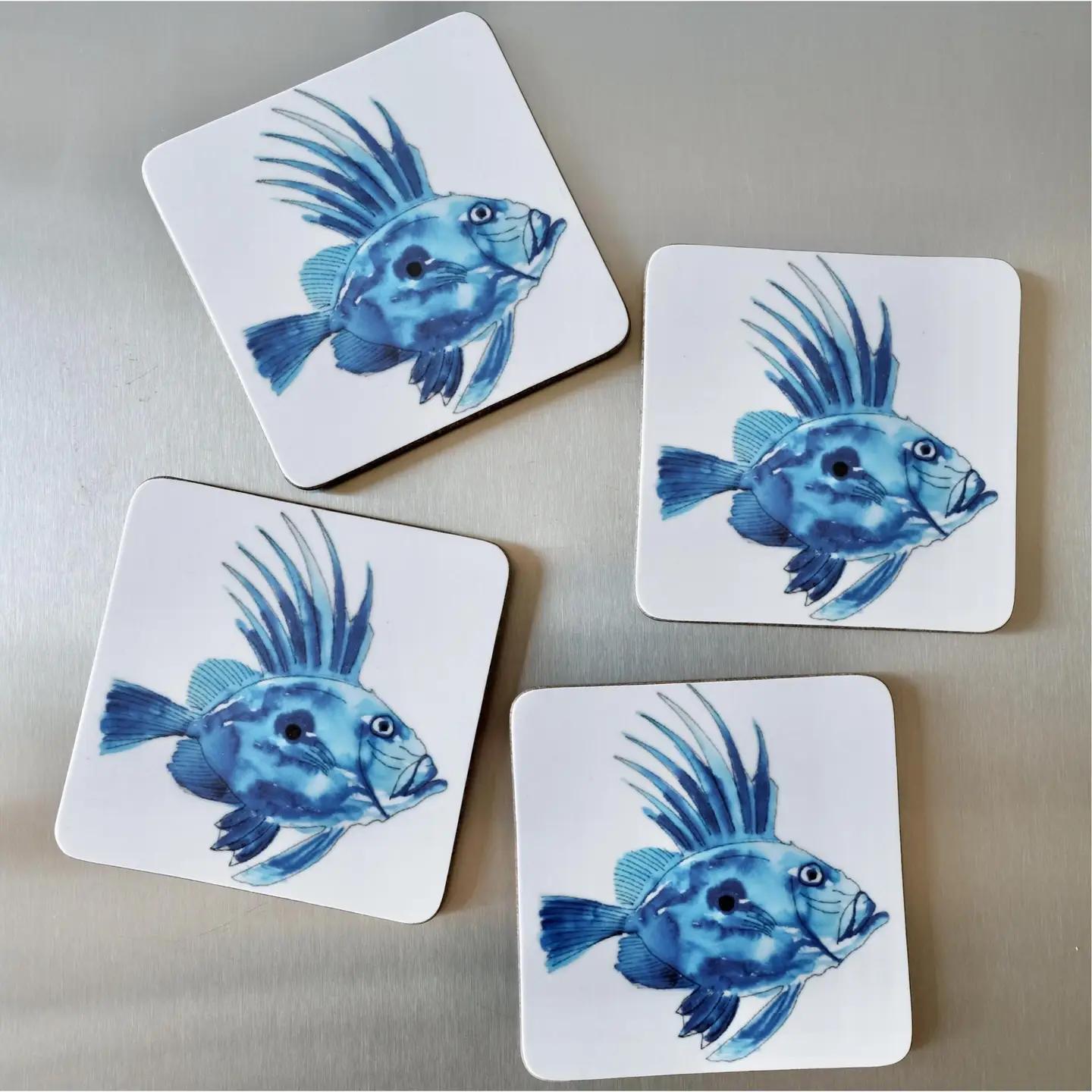 Sealife Coasters x6 by SeaKisses