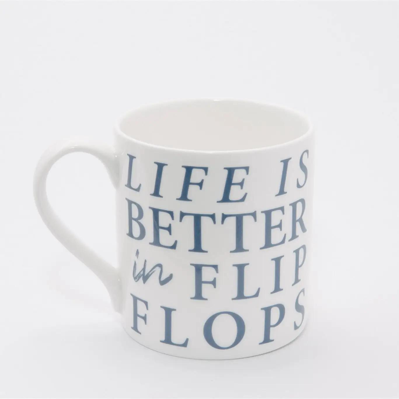 Life Is Better in Flip Flops Mug by SeaKisses