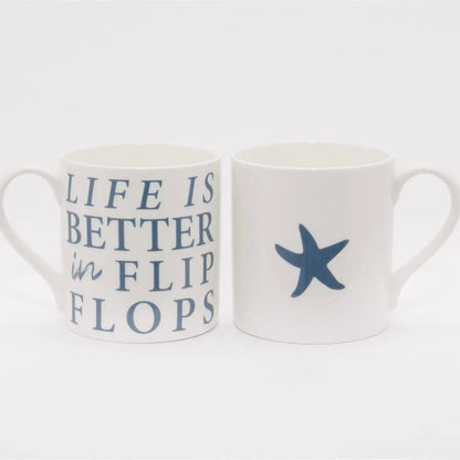 Life Is Better in Flip Flops Mug by SeaKisses