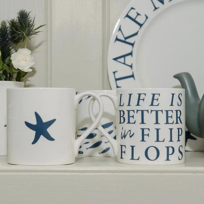 Life Is Better in Flip Flops Mug by SeaKisses