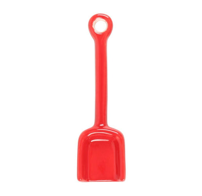 Set of 2 Bucket Shaped Ceramic Egg Cups with Spade Spoons