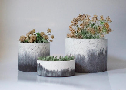 Stone Finish Turquoise Plant Pot