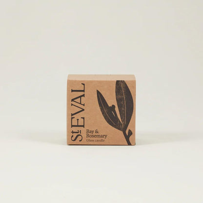 Bay & Rosemary Amber Glass Candle by St Eval