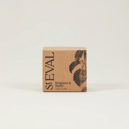 Bergamot & Nettle Amber Glass Candle by St Eval