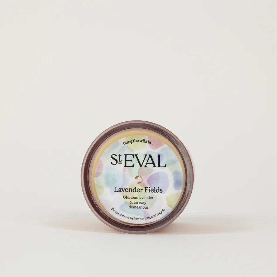 St Eval Lavender Fields Beachcombing Glass Candle