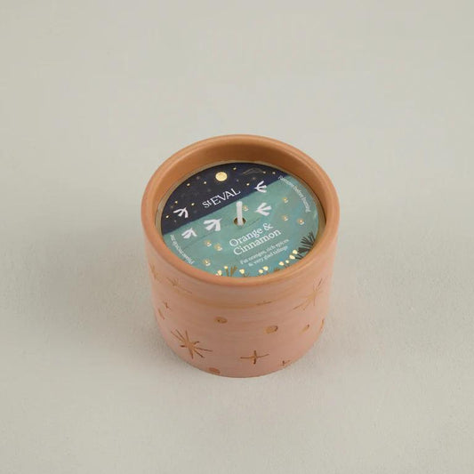 Orange & Cinnamon Star Gazy Pot