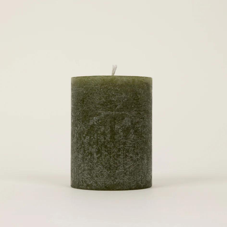 St Eval Granite & Moss Fragranced Coloured Pillar