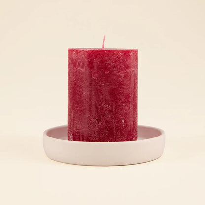 Hawthorn & Berries Fragranced Coloured Pillar