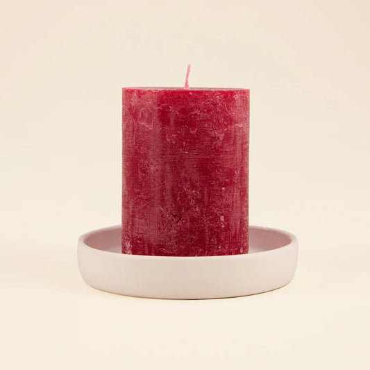 Hawthorn & Berries Fragranced Coloured Pillar