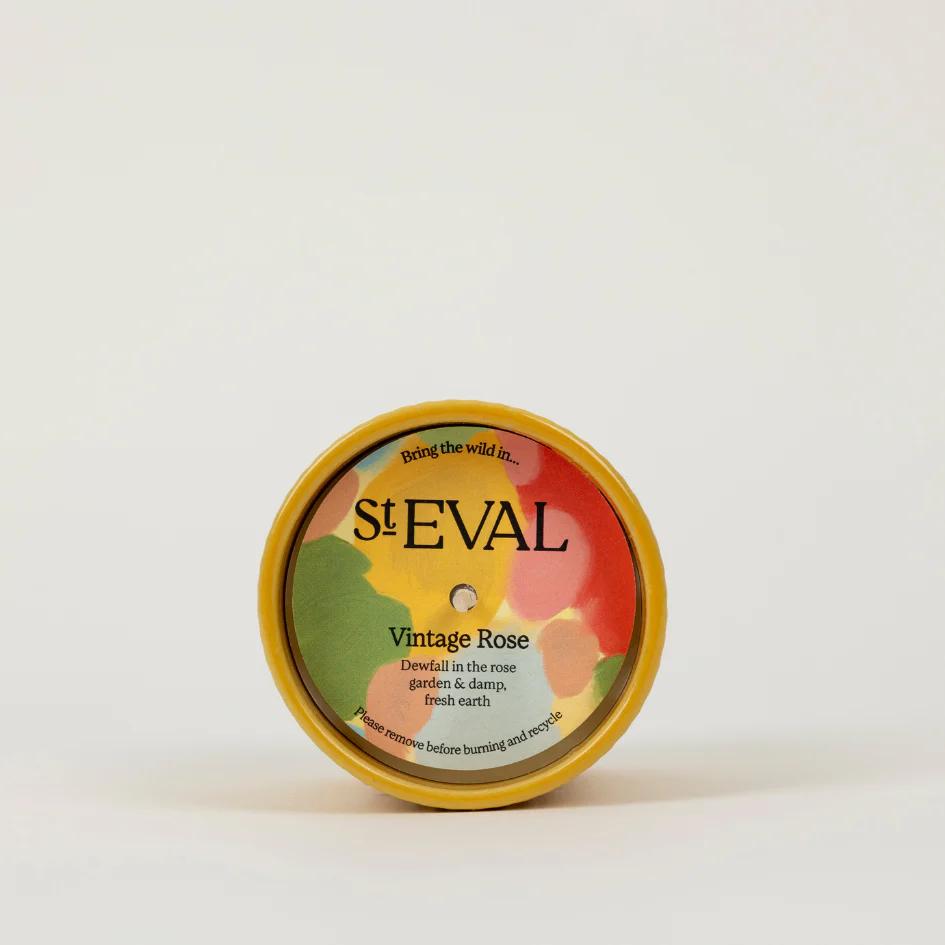 St Eval Vintage Rose Artist Pot