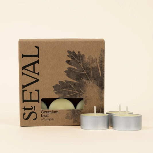 Geranium Leaf Scented Tealight Candles