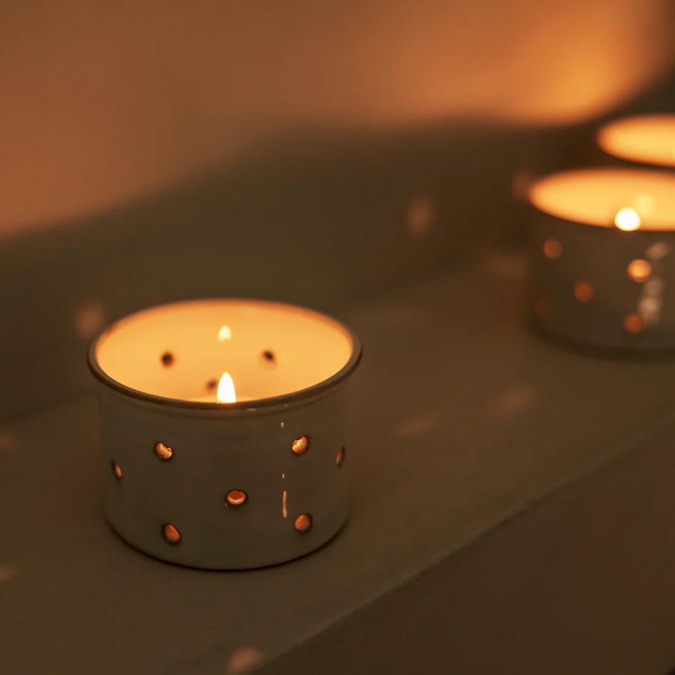 Granite & Moss Scented Tealight Candles